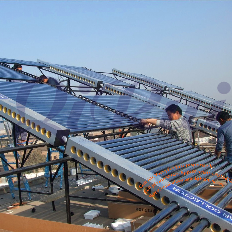 Latest company case about Completed 30,000‑liter Large Capacity Central Solar Water Heating System in Pakistan